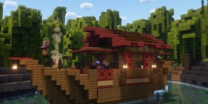  Swamp Boat  Minecraft 1.21.1