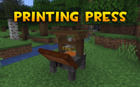  Glowbrick's Printing Press  Minecraft 1.21