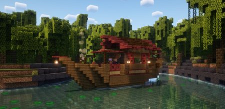  Swamp Boat  Minecraft 1.21.1