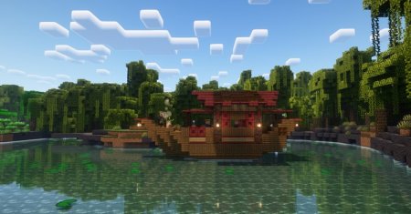  Swamp Boat  Minecraft 1.21.1