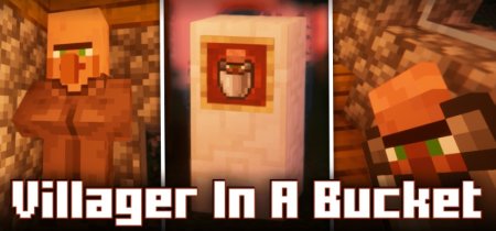  Villager In A Bucket  Minecraft 1.21.1