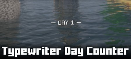  Typewriter Day Counter  Minecraft 1.21.1