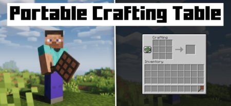  Portable Crafting Table  Minecraft 1.21.1