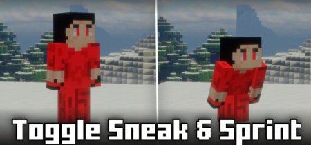  Foksha Toggle Sneak & Sprint  Minecraft 1.21.1