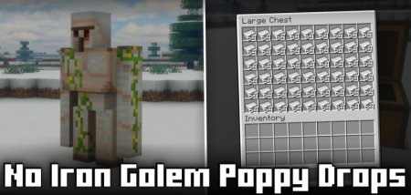  No Iron Golem Poppy Drops  Minecraft 1.21.2