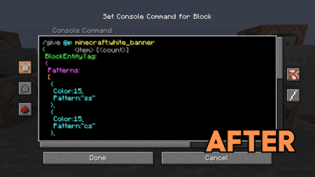  Better Command Block UI  Minecraft 1.21.3