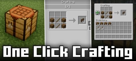  One Click Crafting  Minecraft 1.21.1