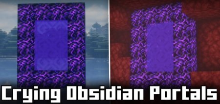  Crying Obsidian Portals  Minecraft 1.21