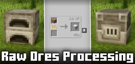  Raw Ores Processing  Minecraft 1.21.1