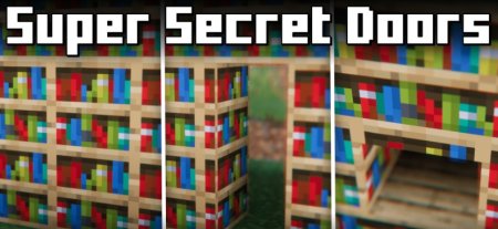  Super Secret Doors  Minecraft 1.21.1