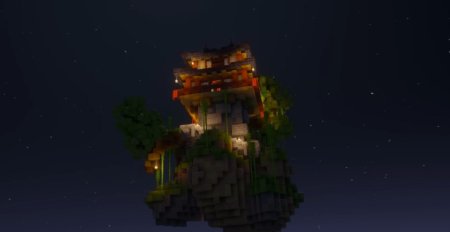  Chinese Flying Tower  Minecraft 1.21.1