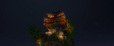  Chinese Flying Tower  Minecraft 1.21.4