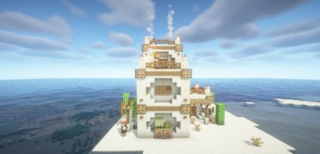  Desert Survival House  Minecraft 1.21.1