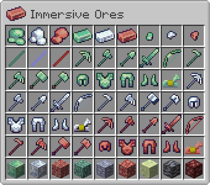 Скачать Immersive Ores для Minecraft 1.21.3 Скачать Immersive Ores для Minecraft 1.21.3