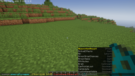 NBT Autocomplete  Minecraft 1.21.4