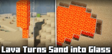  Lava Turns Sand into Glass  Minecraft 1.21.5