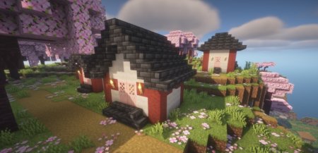 Cherry Village  Minecraft 1.21.5