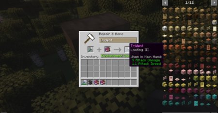  Expanded Trident Enchanting  Minecraft 1.21.4