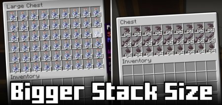  Bigger Stack Size  Minecraft 1.21.5