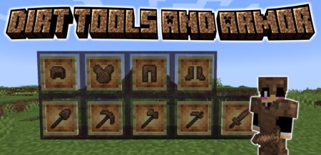  Dirt Tools And Armor  Minecraft 1.20.6