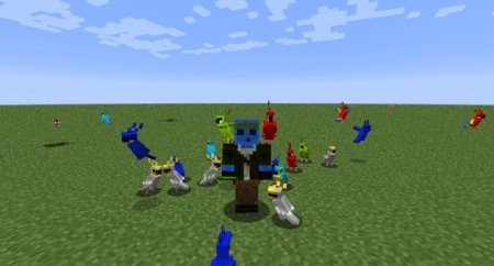  Party Parrots  Minecraft 1.21.4