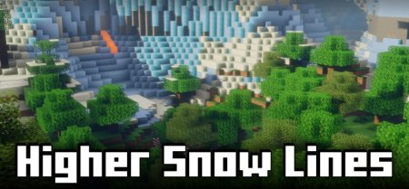  Higher Snow Lines  Minecraft 1.21.4