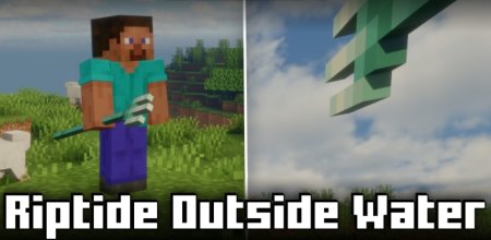  Riptide Outside Water  Minecraft 1.21.5