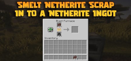  Smelt Netherite Scrap In To A Netherite Ingot  Minecraft 1.21.5