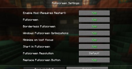  Borderless Fullscreen  Minecraft 1.21.4