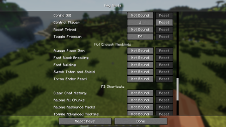  Not Enough Keybinds  Minecraft 1.21.4