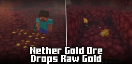  Nether Gold Ore Drops Raw Gold  Minecraft 1.21.5