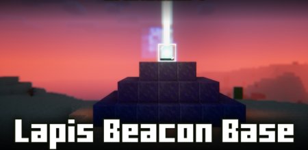  Lapis Beacon Base  Minecraft 1.21.5
