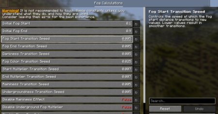  Fog Mod  Minecraft 1.21.7