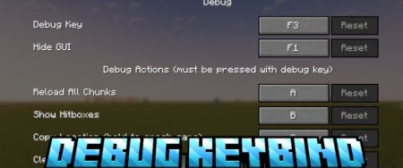  Debug Keybind  Minecraft 1.21.7