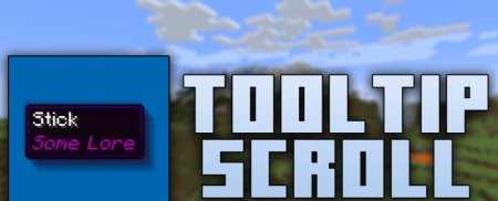 Tooltip Scroll  Minecraft 1.21.8