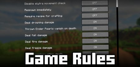  Game Rules  Minecraft 1.21.6