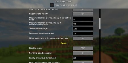  Game Rules  Minecraft 1.21.7