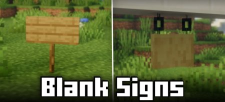  Blank Signs  Minecraft 1.21.6