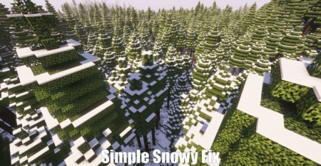  Simple Snowy Fix  Minecraft 1.21.7
