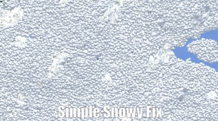  Simple Snowy Fix  Minecraft 1.21.8