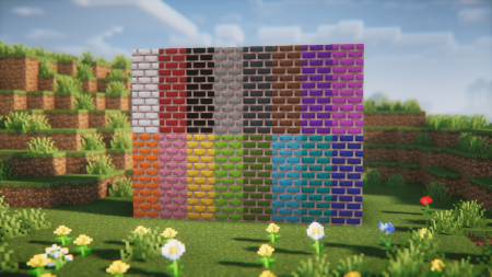  Colored Bricks  Minecraft 1.21.8