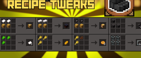  Recipe Tweaks  Minecraft 1.21.7