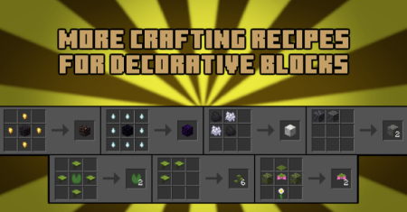  Recipe Tweaks  Minecraft 1.21.7