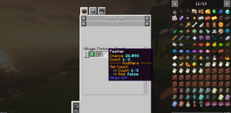  Advanced Loot Info  Minecraft 1.21.7
