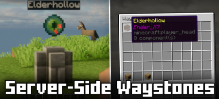  Server-Side Waystones  Minecraft 1.21.8
