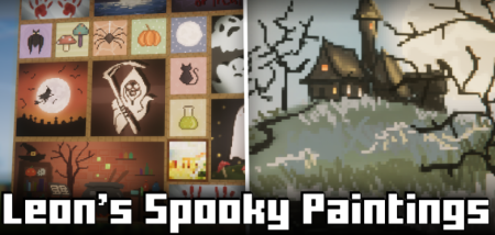  Leons Spooky Paintings  Minecraft 1.21.8