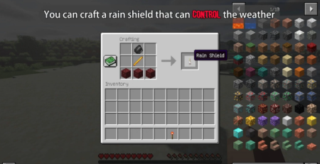  Rain Shield  Minecraft 1.21.5