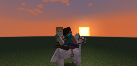  Two Players One Horse  Minecraft 1.21.1