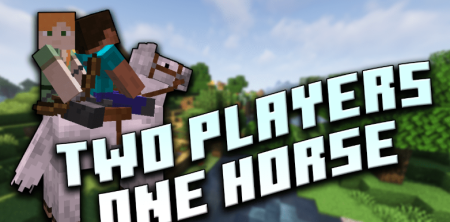  Two Players One Horse  Minecraft 1.21.1