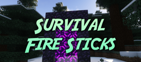  Survival Fire Sticks  Minecraft 1.21.1